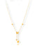 Priva Butterfly Drop Gold Necklace