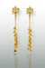 Antique Gold Long Bridal Earrings with Kundan & Ghungroo
