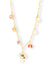Priva Bee Garden Charm Gold Necklace