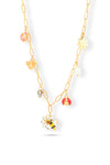 Priva Bee Garden Charm Gold Necklace