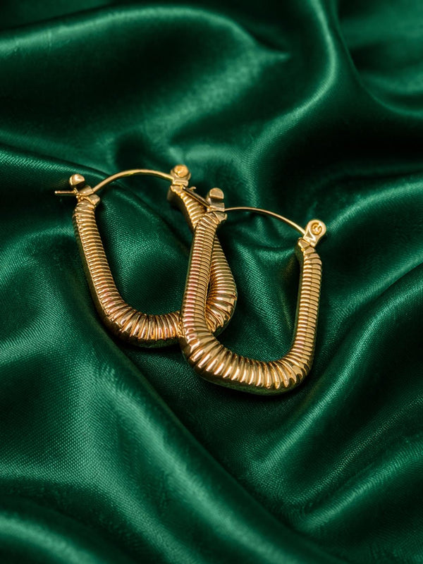 Priva Ribbed Hoops
