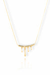 Priva Liquid Drop Gold Necklace