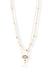 Priva Lotus Layered Gold Necklace