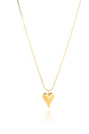 Priva Bold Heart Gold Pendant Necklace
