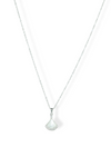 Priva Moon Petal Silver Anti Tarnish Necklace