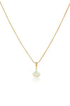 Pearl Crystal Gold Pendant Necklace for Women | Priva Jewellery
