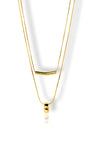 Layered Ring & Bar Gold Necklace for Women | Priva Jewellery